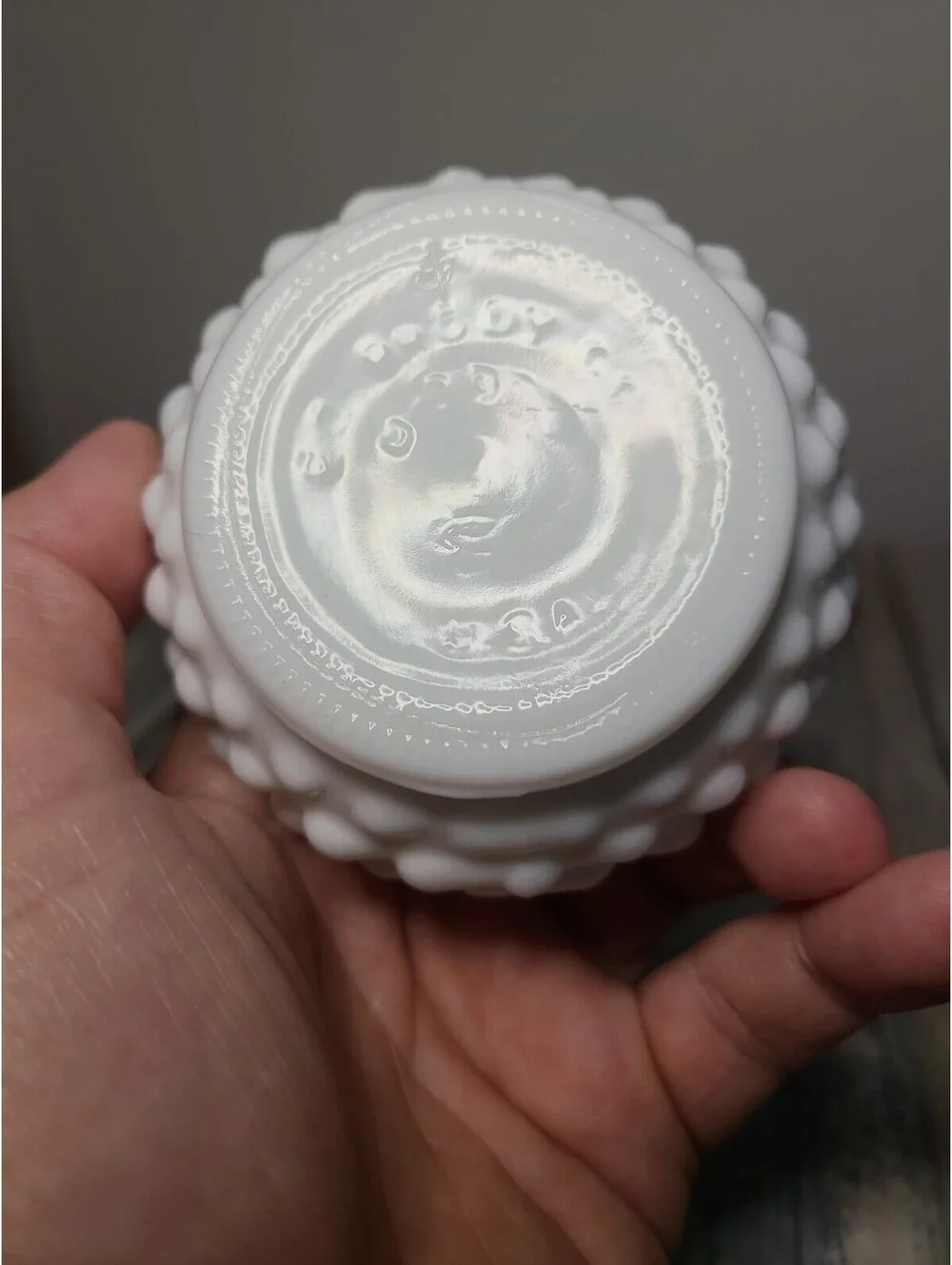 Vintage EO Brody Decorative Hobnail Bud Vase 8
